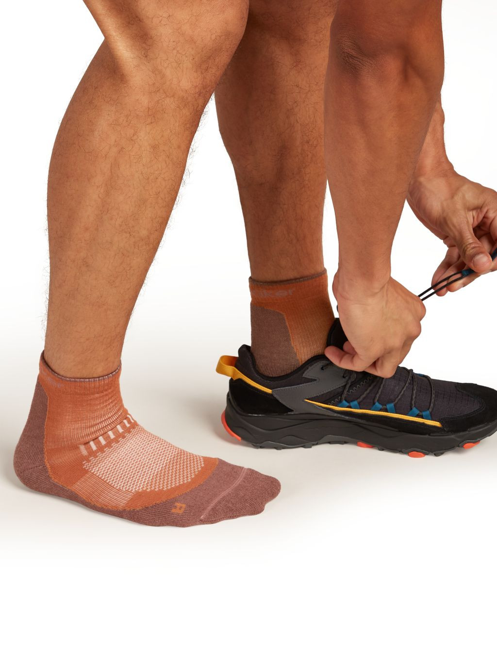 ICEBREAKER M Hike+ Light Mini, Dusty Clay/Carob velikost: M