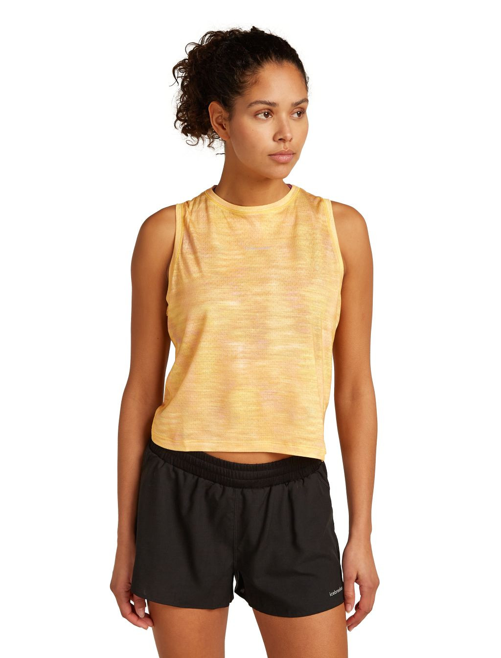 ICEBREAKER Wmns Mer 125 Cool-Lite Sped Tank Fusion AOP, Citrine/Aop (vzorek) velikost: S