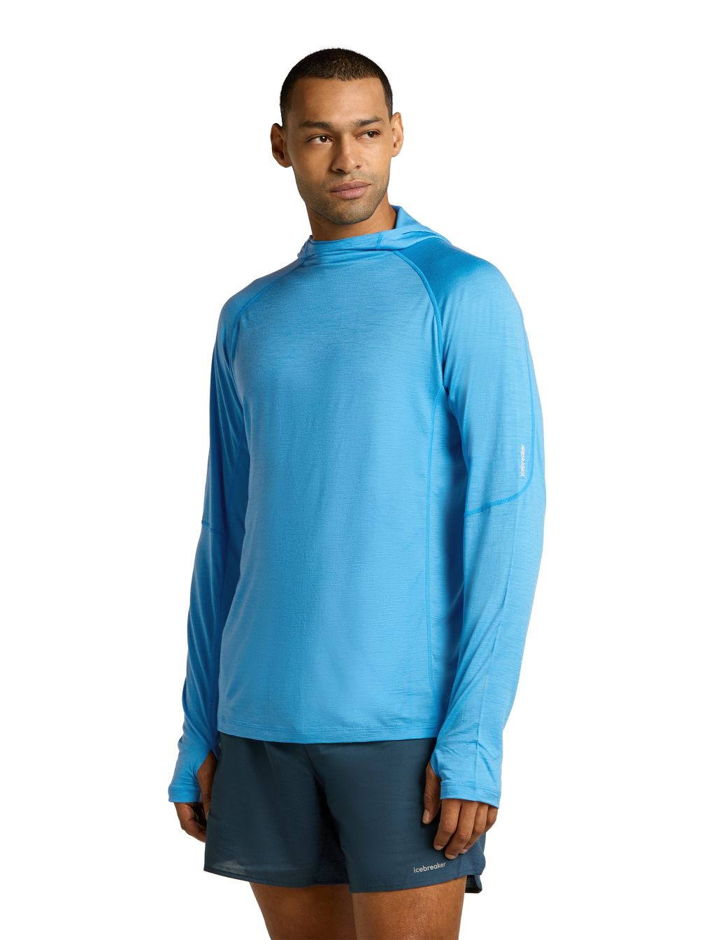 ICEBREAKER M 150 MerinoFine Ace LS Hoodie, Arctic velikost: L