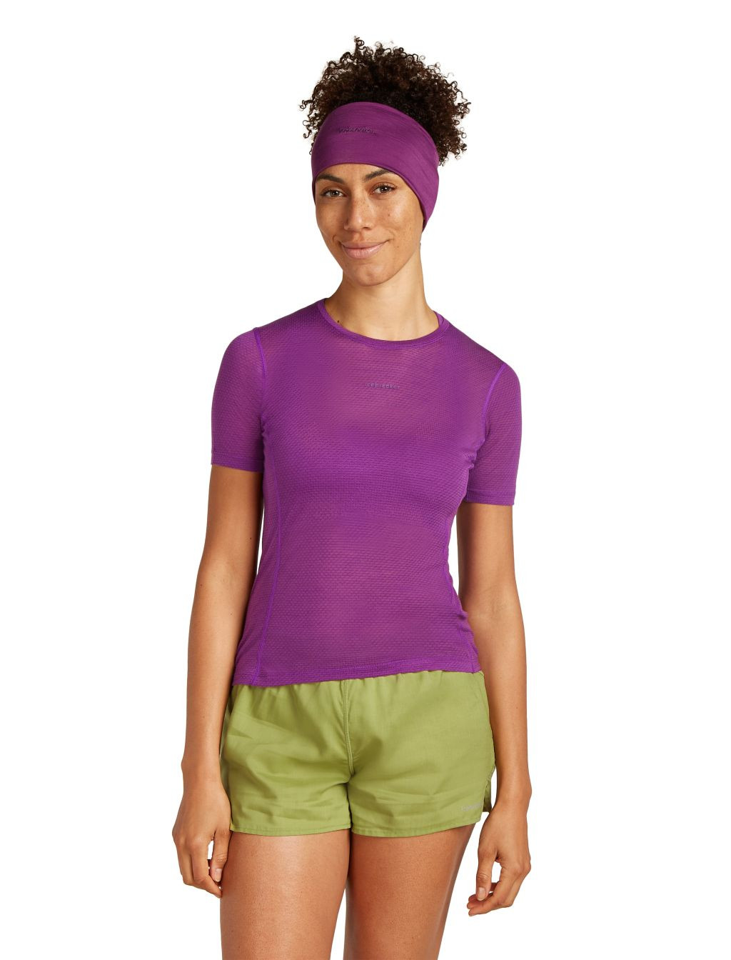 ICEBREAKER W 75 Cool-Lite Featherlight SS Crewe, Passion velikost: L