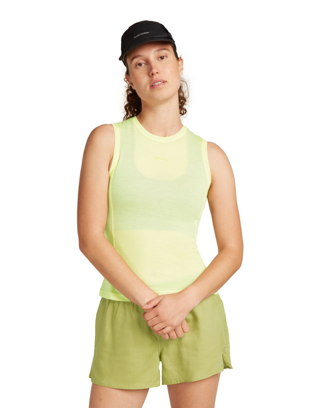 ICEBREAKER W 75 Cool-Lite Featherlight Tank, Citrine velikost: L