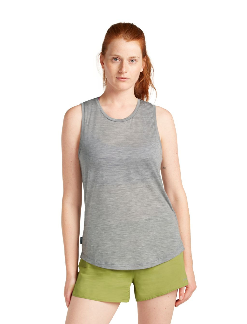 ICEBREAKER W 125 Cool-Lite Sphere III Tank, Metro Heather velikost: L