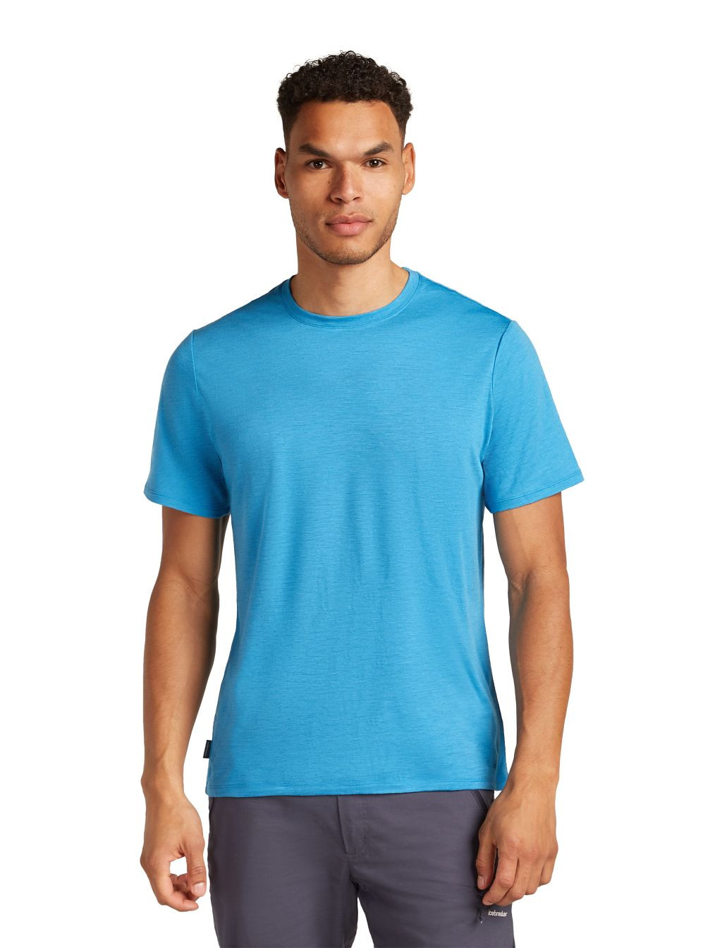 ICEBREAKER Mens Merino Linen SS Tee, Arctic (vzorek) velikost: M
