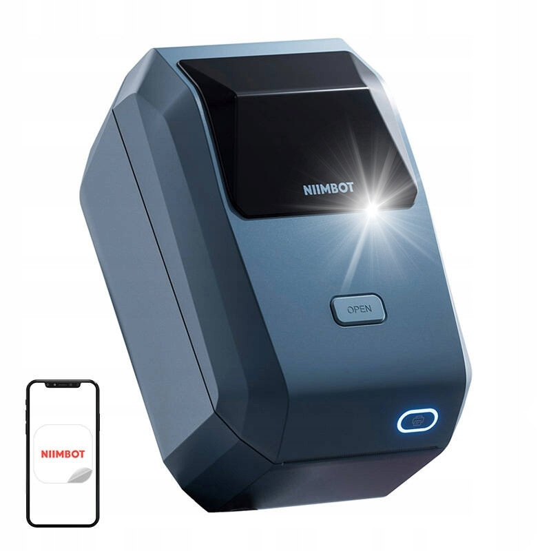 Niimbot Tiskárna Štítků K3W Přenosný Termální Tisk 203 Dpi Wi-fi Bt Usb