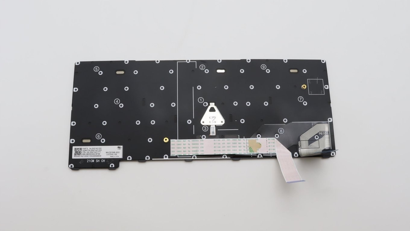 Lenovo 5N21A21808 náhradní díly pro zápisníky Klávesnice