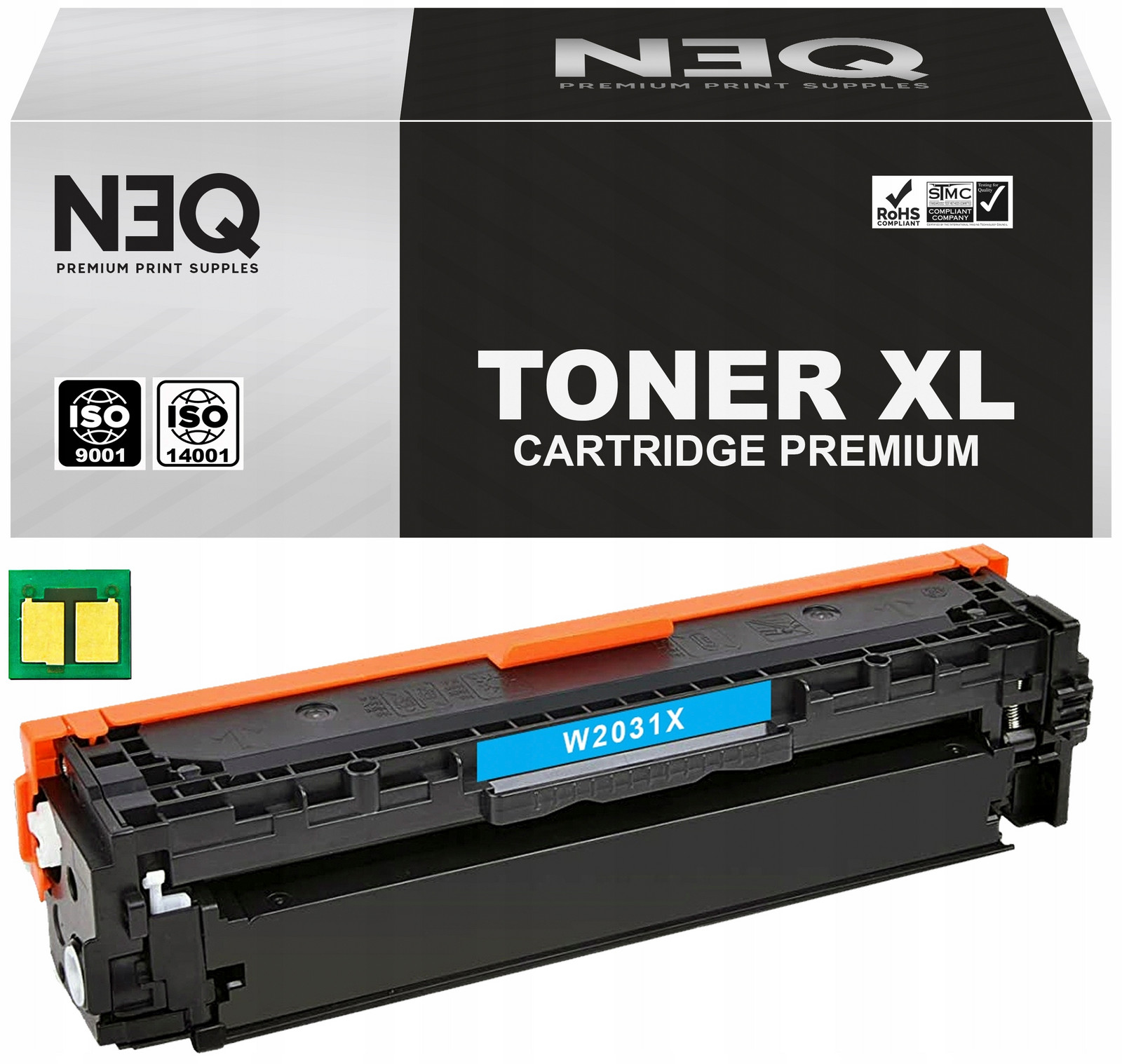 Toner Chip pro Hp Color LaserJet Pro M479fdw M479dw M454dn M454dw 415X W2031