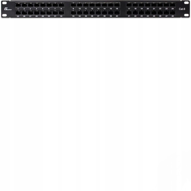 Patch Panel Utp CAT.6 48 Portů PGF-6UTP48-B9 Getfort
