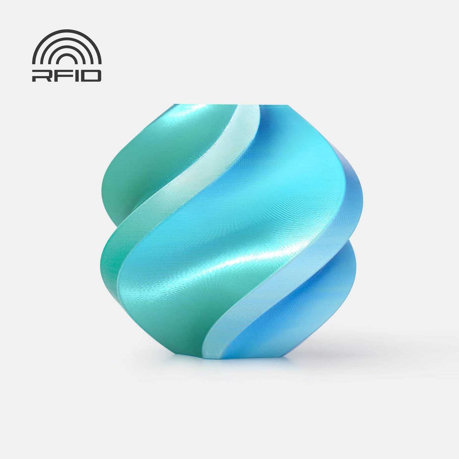 Filament Bambu Lab Pla Silk Dual Blue Hawaii Modrá Zelená Cívka 1 kg