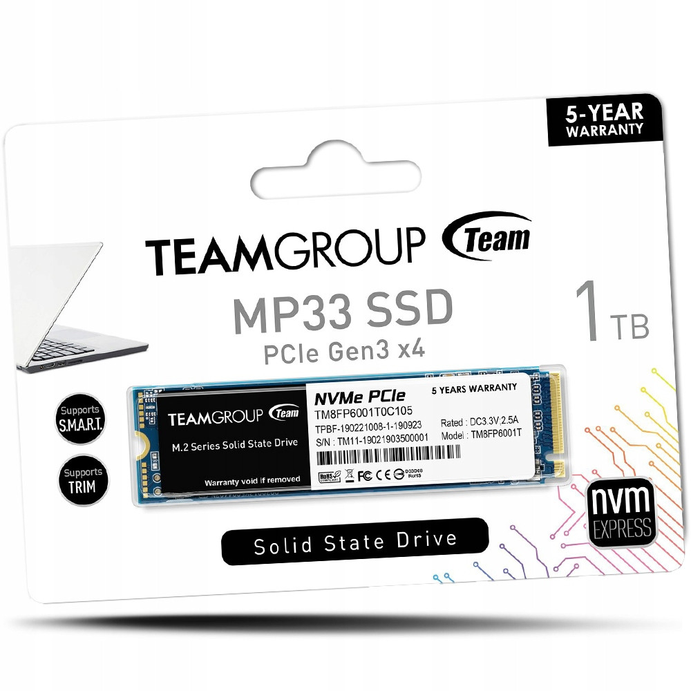Značkový Ssd Disk M.2 PCIe nVMe 2TB Montážní Manuál