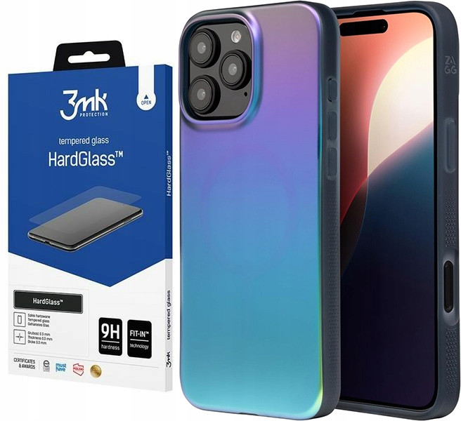 Set Zagg pouzdro MagSafe obal case pro iPhone 16 Pro Max Sklo 3MK