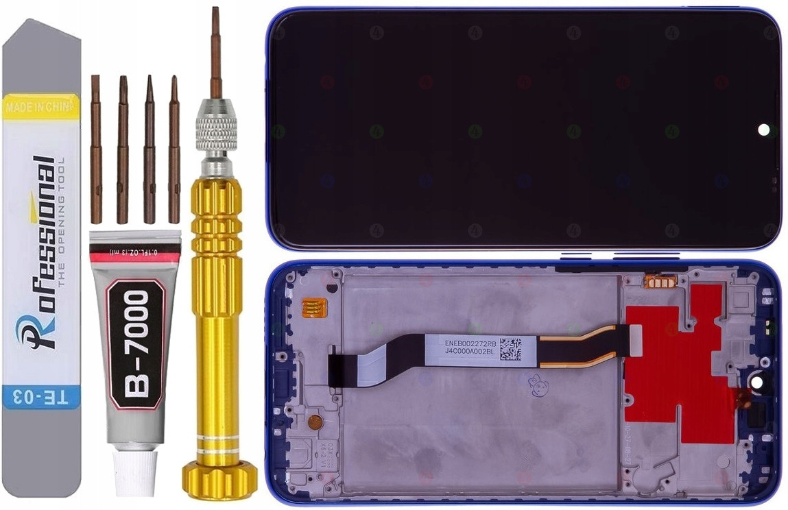 Displej Xiaomi Redmi Note 8T LCD Displej Rámeček Modrý