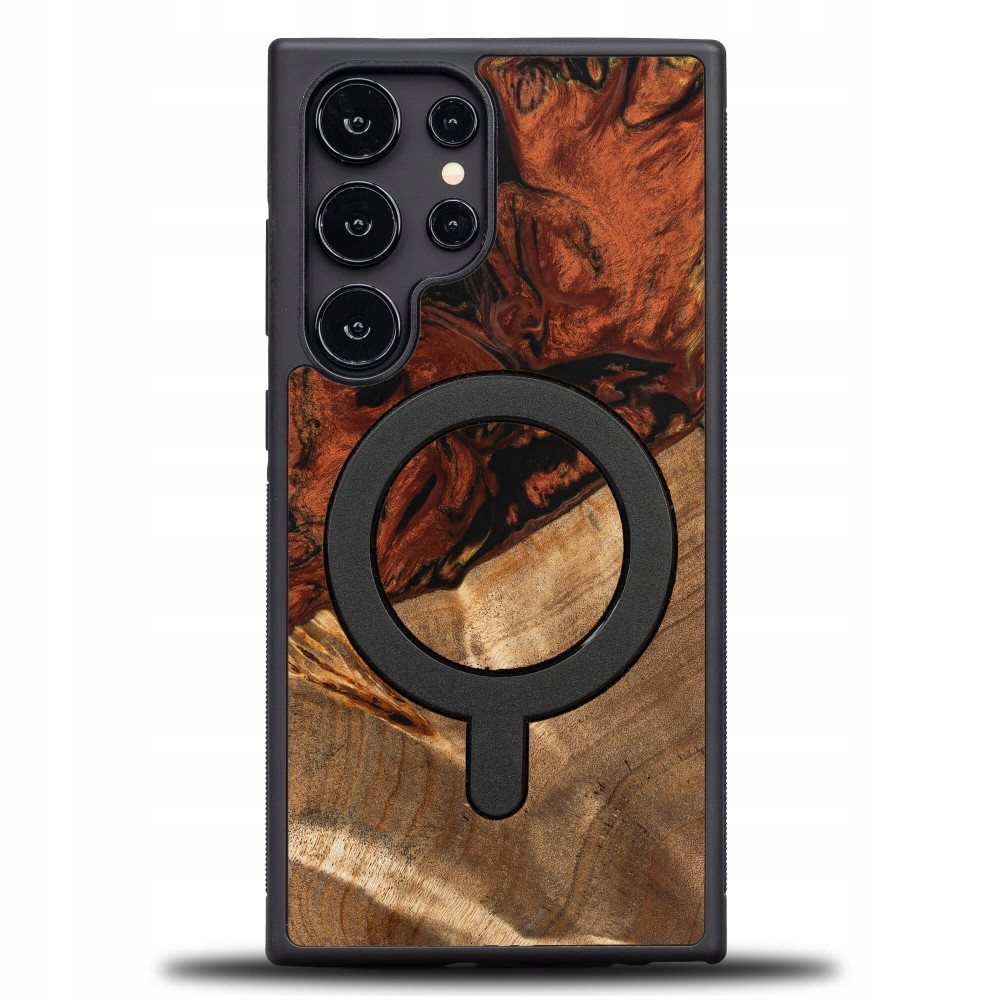 Pouzdro Bewood Unique pro Samsung Galaxy S25 Ultra 4 Živly Oheň s MagSaf