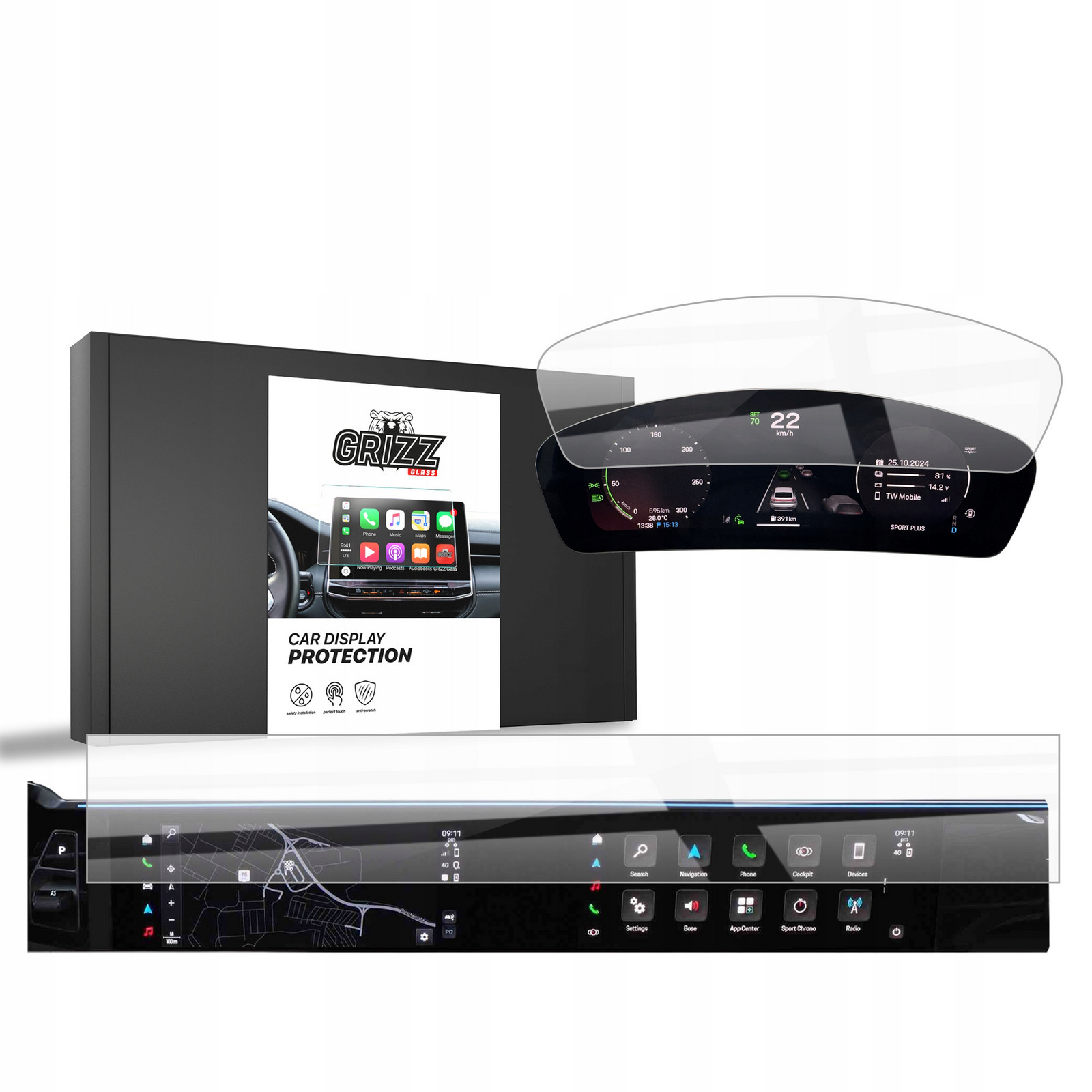 2v1 Fólie Keramická pro Porsche Macan 4 (2025)