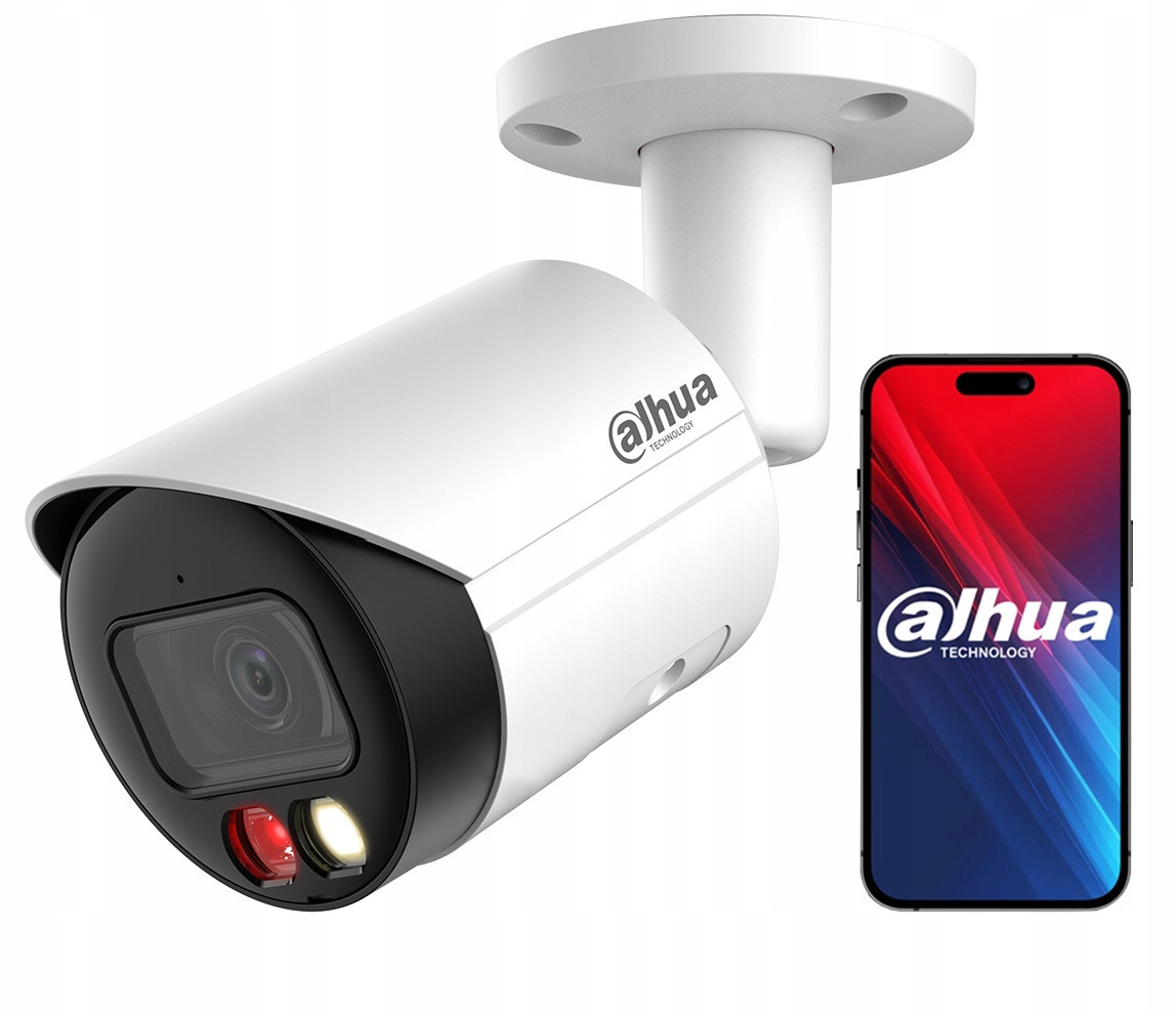 Ip kamera Dahua 8Mpx Venkovní s mikrofonem Slot microSD Den/Noc Barva