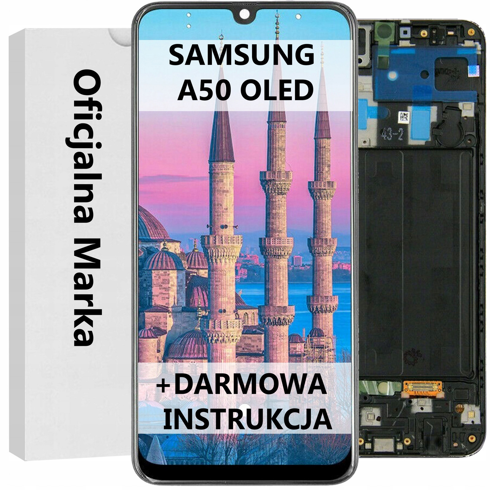 Displej Pro Samsung A50 A505 Rámeček Oled Plný Zdarma Návod