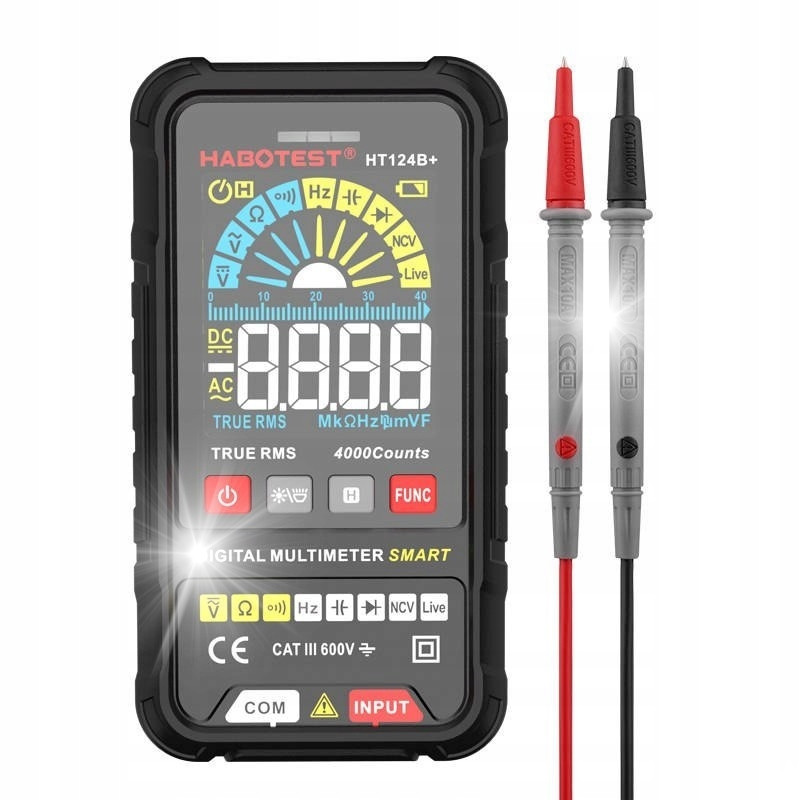 Habotest Přesný Měřič Digitální Tester Multimetr Ac DC Univerzální Ncv