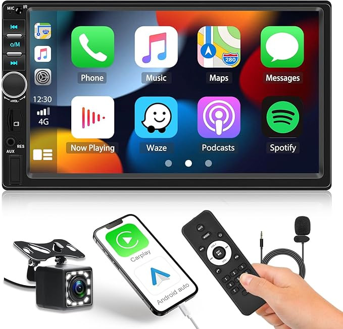 Autorádio 2 Din Navi Kamera Rádio A3472 Multimediální Kombajn Top