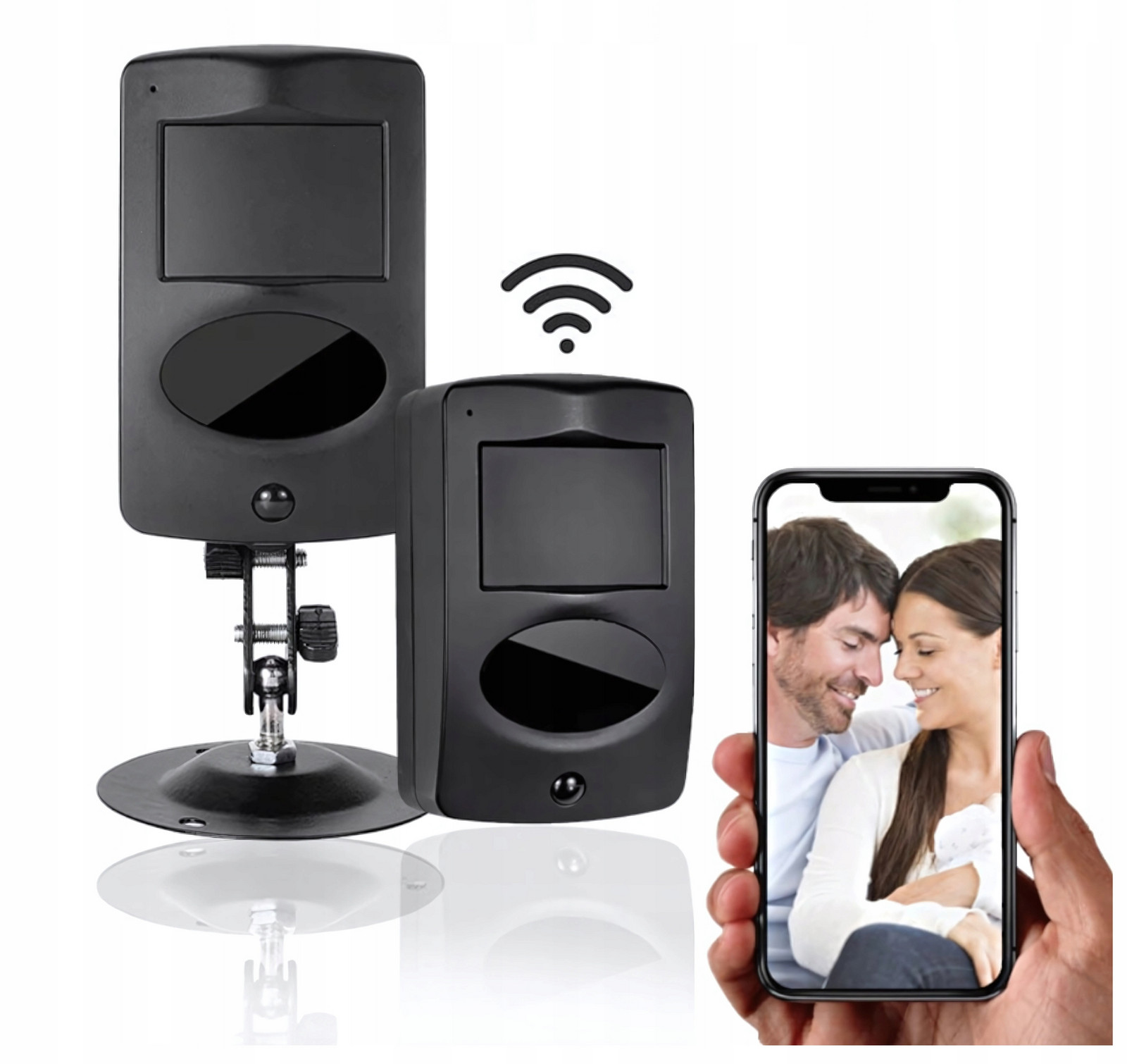 Pohybový Detektor Skrytá Mini Wifi Pir Špionážní Kamera Dlouhá Pracovní Doba Noc