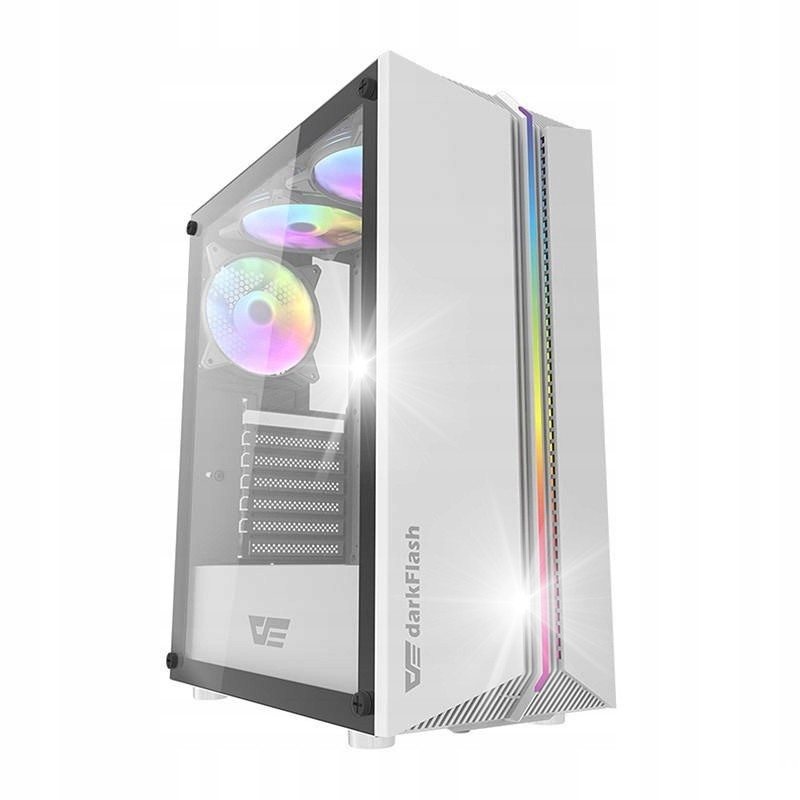 Darkflash Dk151 Led Počítačová skříň Pc Argb Itx M-atx 3 Ventilátory