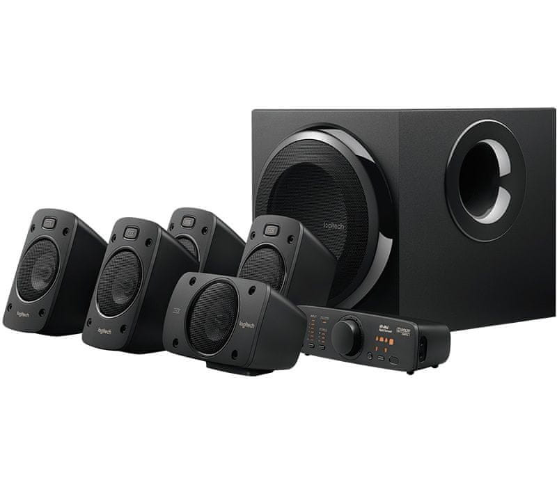 Reproduktory Logitech Z906 Sada reproduktorů 5.1 Subwoofer Domácí kino 500W