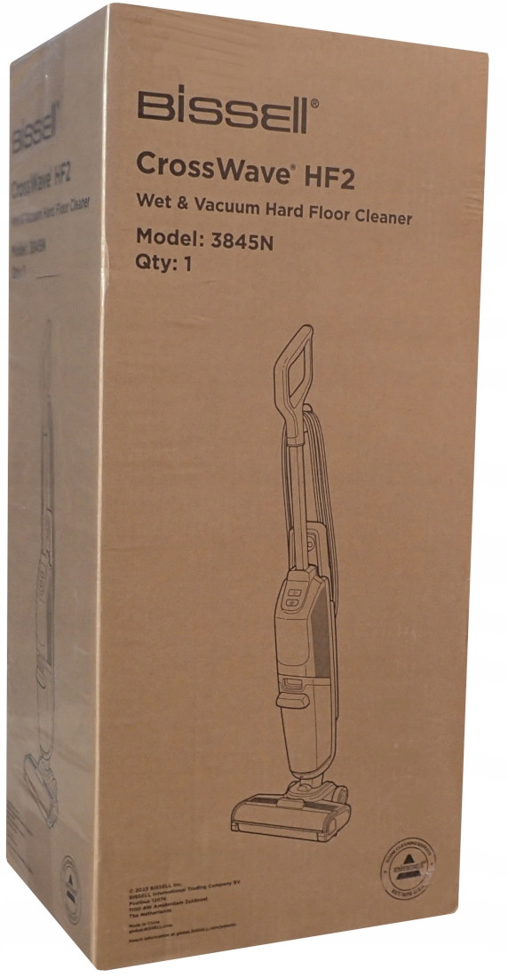 Tyčový Vysavač Mycí Bissell CrossWave HF2 3845N Vysává a Myje 2v1