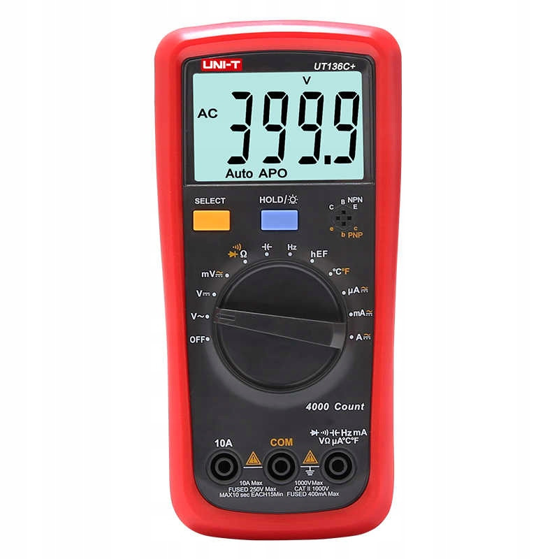 Profesionální Měřič Proudu Multimetr Digitální Elektrický Tester Baterie