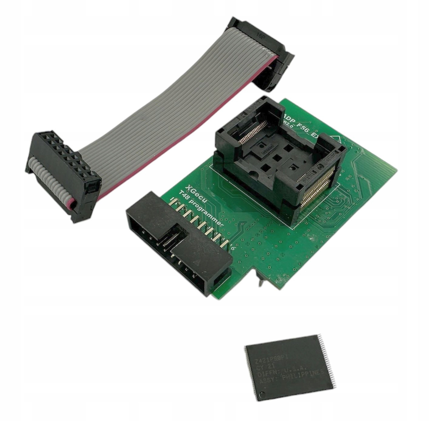 Adaptér pro paměti 28F128/256/512/00A-P TSOP56 (C) Zif v.2 pro XGecu T48