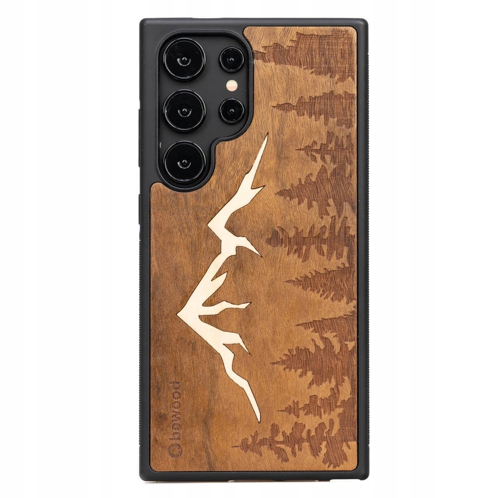 Dřevěné Pouzdro Bewood pro Samsung Galaxy S25 Ultra Hory Imbuia