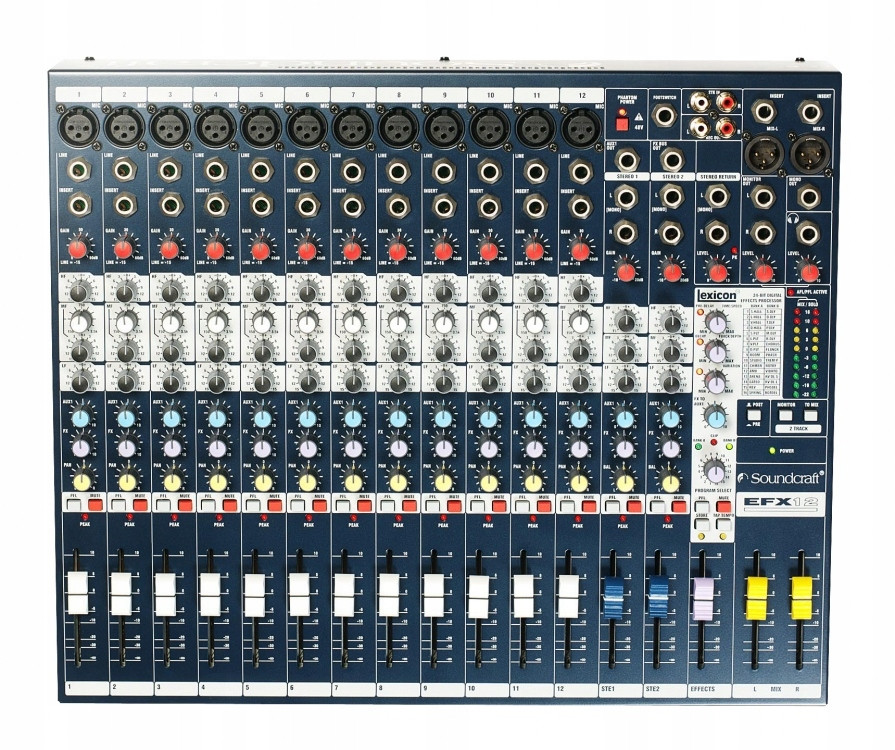 Soundcraft Efx 12 Audio analogový mixér s efekty Lexicon, 12 kanálů