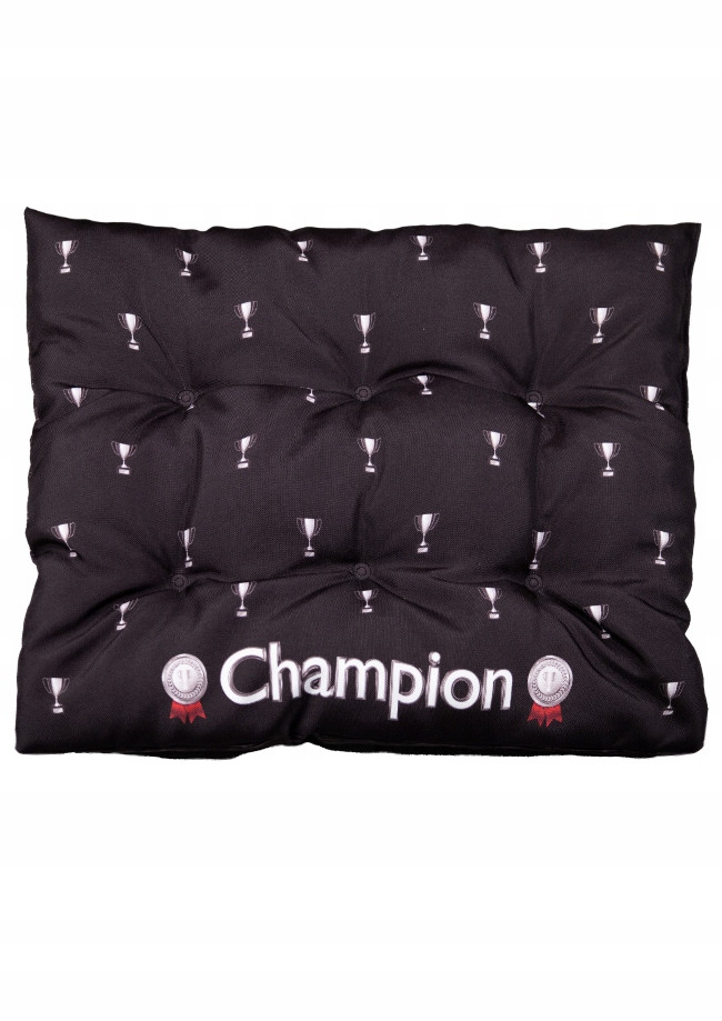 Pelíšek pro psa L 60x50cm Champion stříbrný