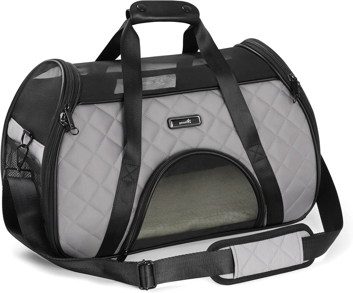 Přepravka Taška Batoh Transportní pro psa kočku Letištní, Nastavitelná