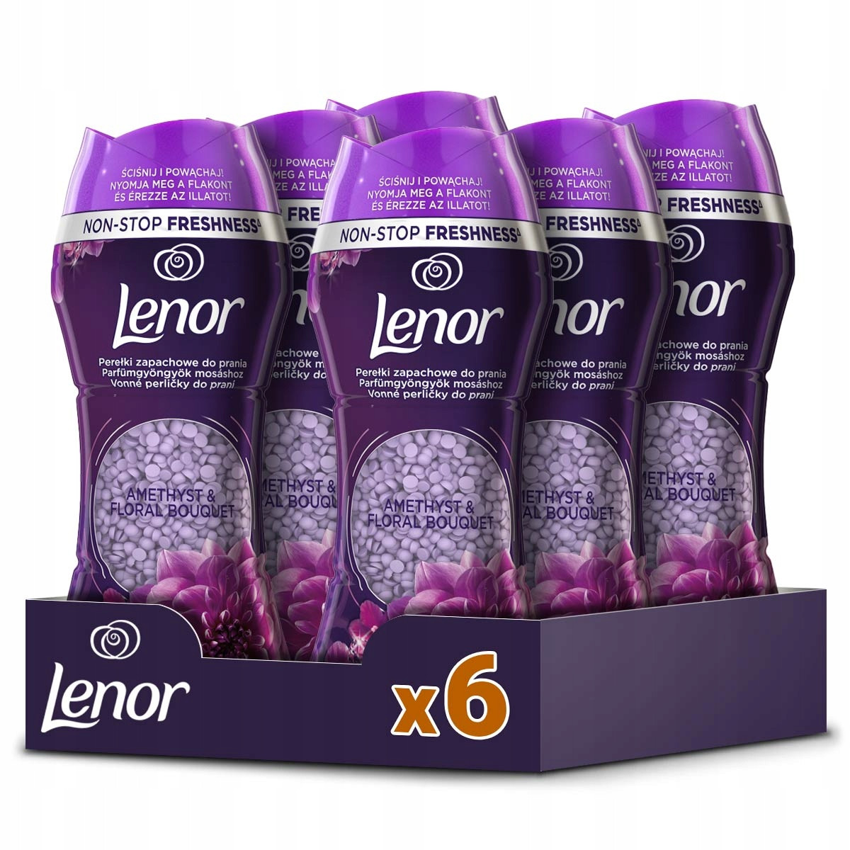 Sada Lenor vonné perličky Amethyst and Floral 6x210g Originální