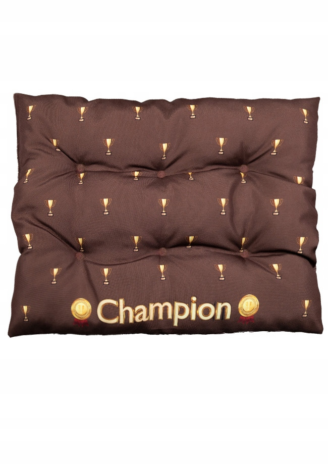 Pelíšek pro psa L 60x50cm Champion hnědý