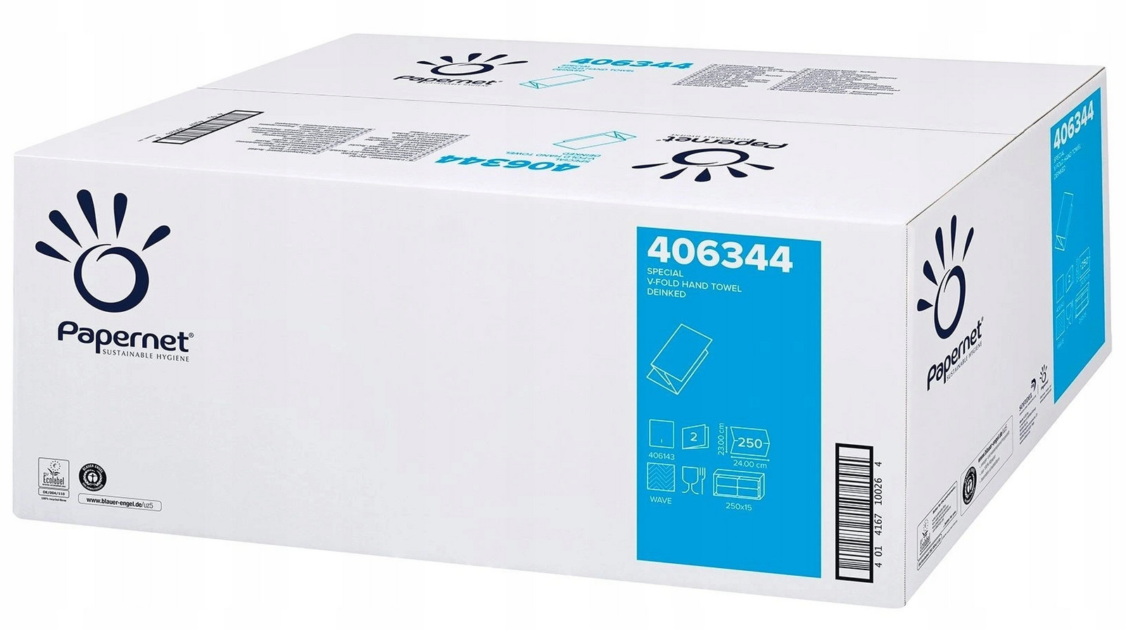 Ručník papírový skládaný V Green Papernet Imbalpaper, Zigzag Zz