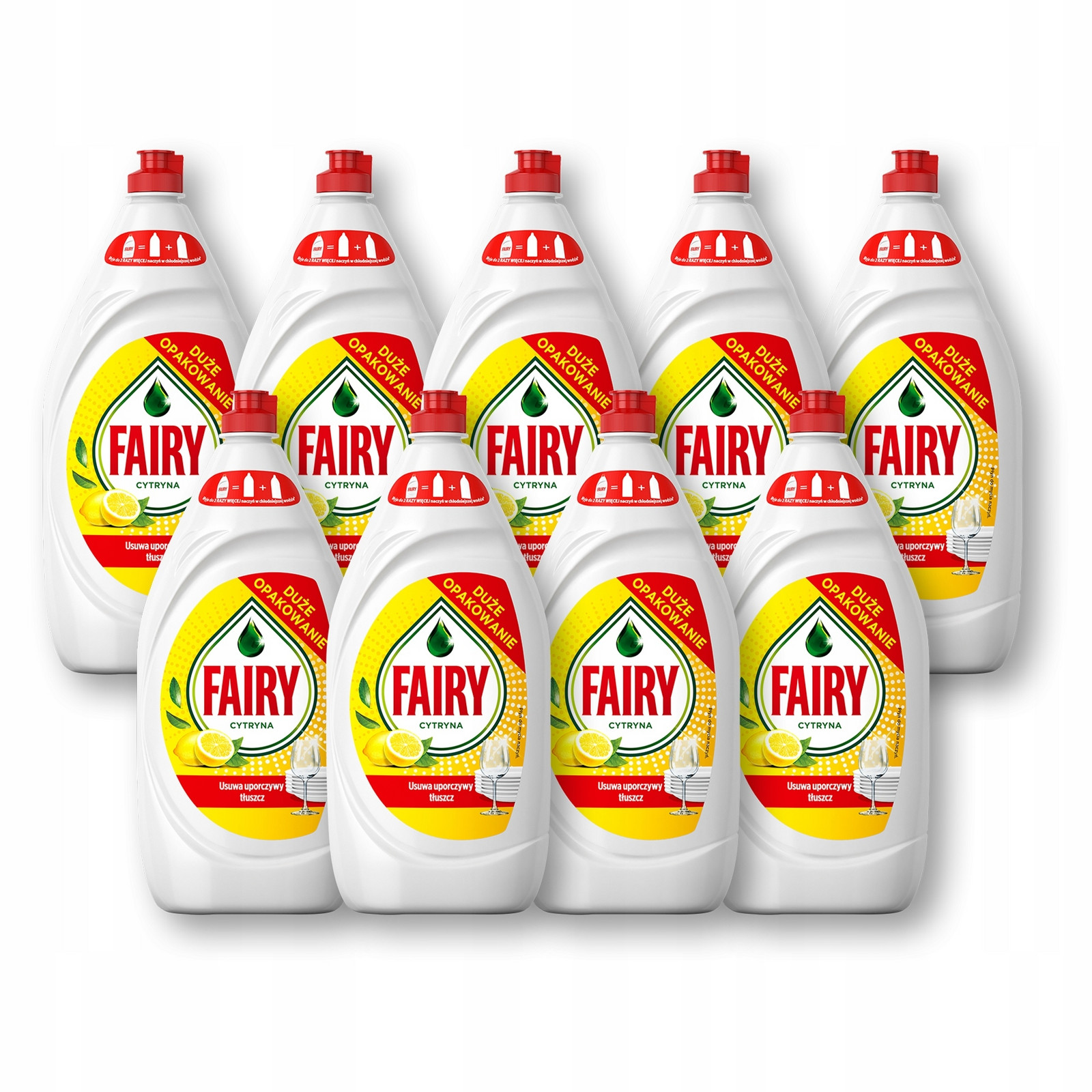Fairy Płyn do naczyń Cytrynowy Zapas 9x1,35L