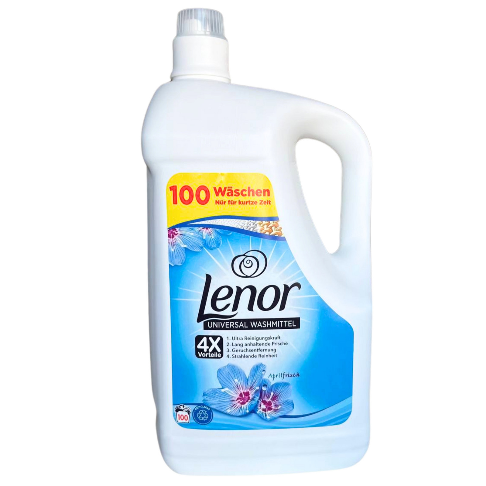 Lenor Tekutý Gel Na Praní Univerzální Aprilfris 100 Praní Německá chemie 5L