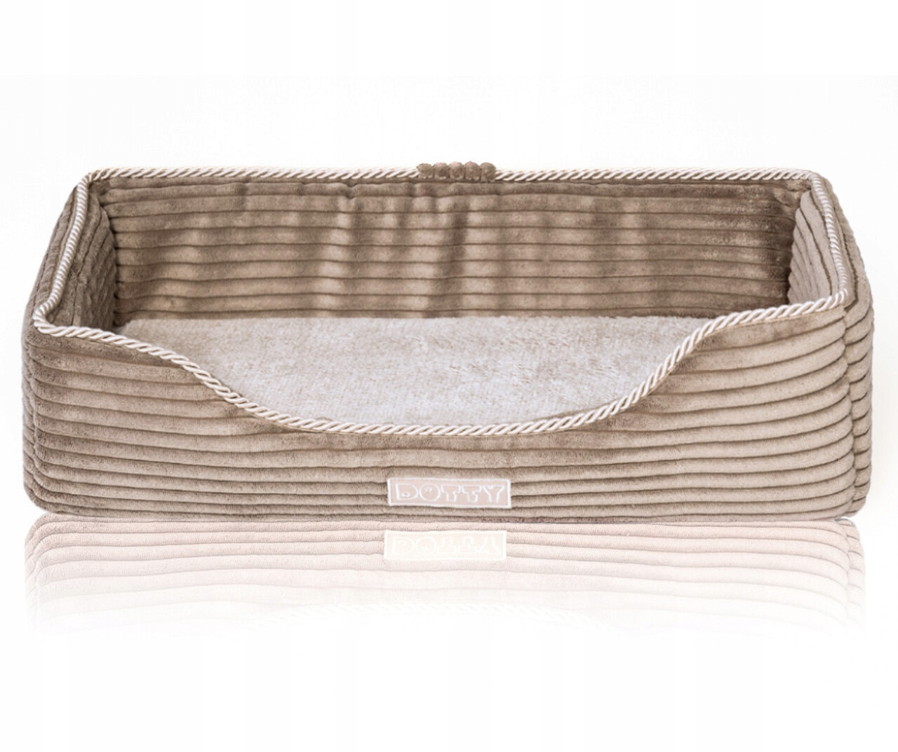 pelíšek pro kočky na parapet Dotty okno parapet potah okenní béžová