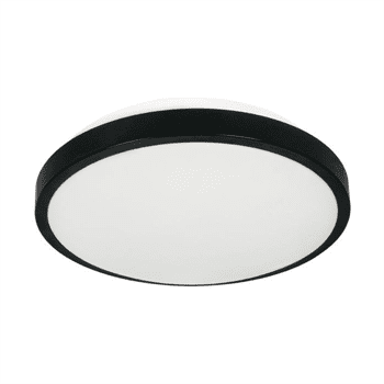 Stropní svítidlo ORNO SELENE CL/2XE27-10MV/B, 2xE27 senzor pohybu, max. 2x60W IP54, průměr 30,5cm, černá