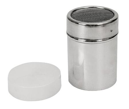 HOME ELEMENTS Cukřenka nerez se sítkem 300ml  HOME