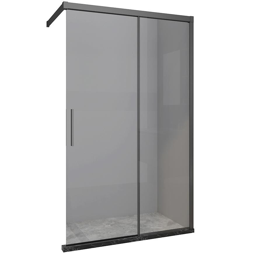 Sprchová zástěna Walk-In Relax 120x200 black