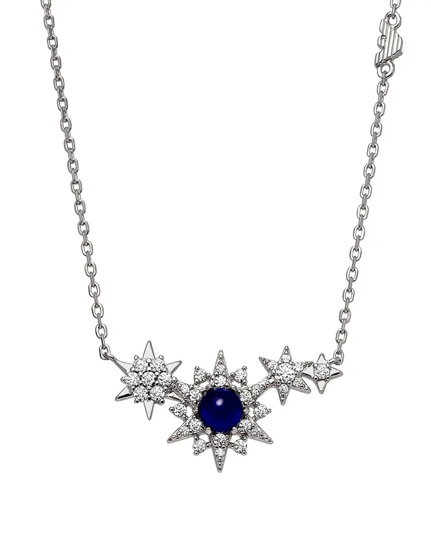 Emporio Armani Okouzlující stříbrný náhrdelník s kubickými zirkony EG3600040