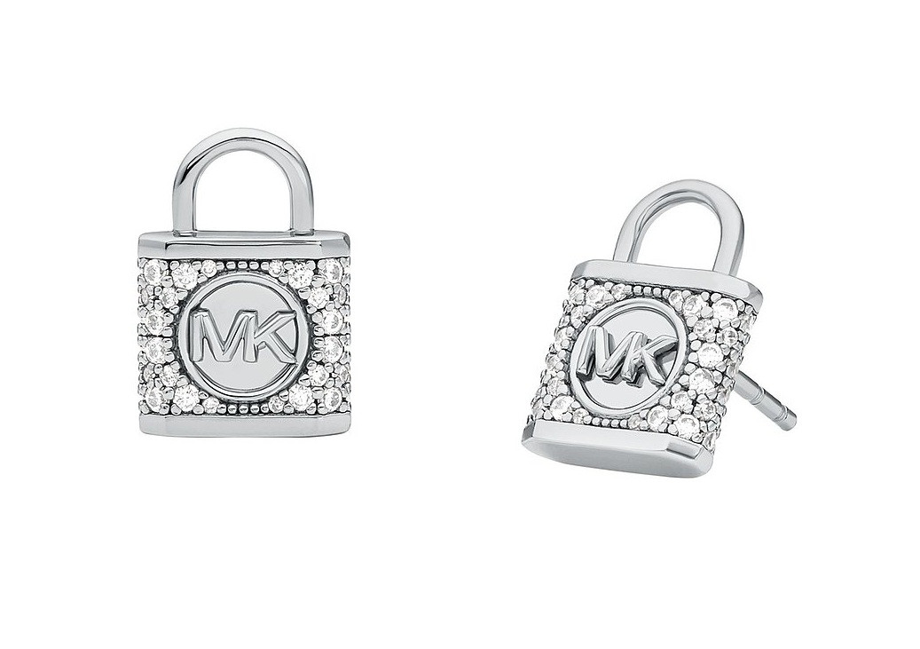 Michael Kors Originální stříbrné náušnice se zirkony Premium MKC1628AN040