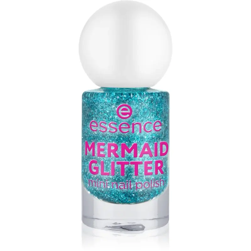 essence MERMAID GLITTER lak na nehty mini odstín 07 5 ml