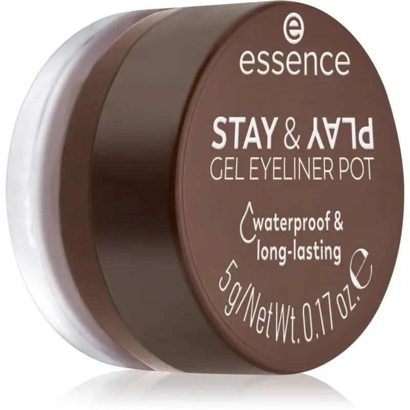 essence STAY & PLAY oční linky odstín 02 Brown 5 g