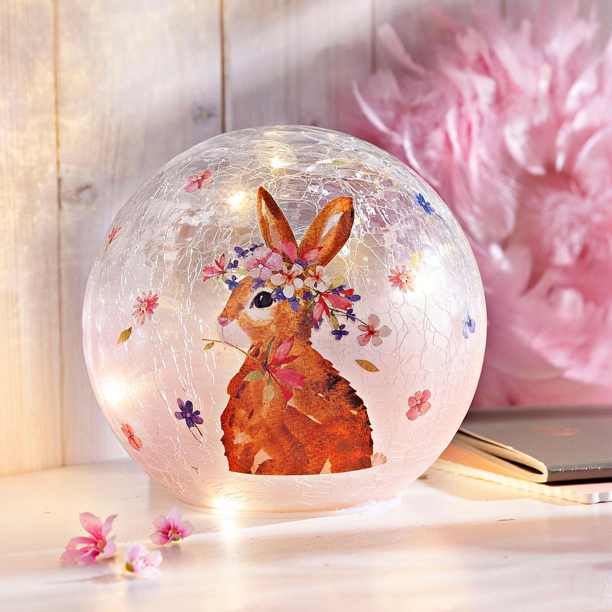 Weltbild LED skleněná koule zajíček Franzi