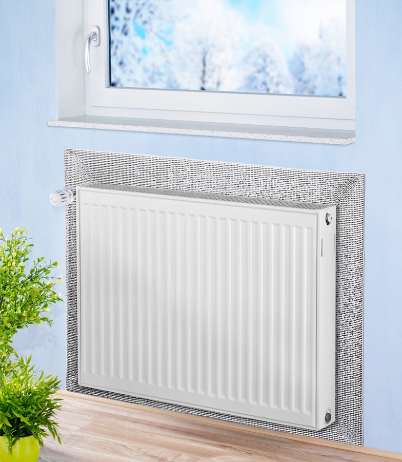 Die moderne Hausfrau Tepelná izolace za radiátor