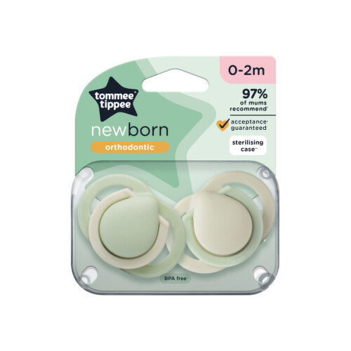 Tommee Tippee CTN Dudlík Newborn 0-2m mix barev 2ks