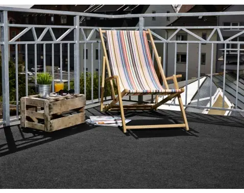 Venkovní koberec Umělá tráva 133x300 cm, antracitová