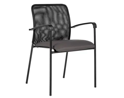 Konferenční židle Spider, šedá látka