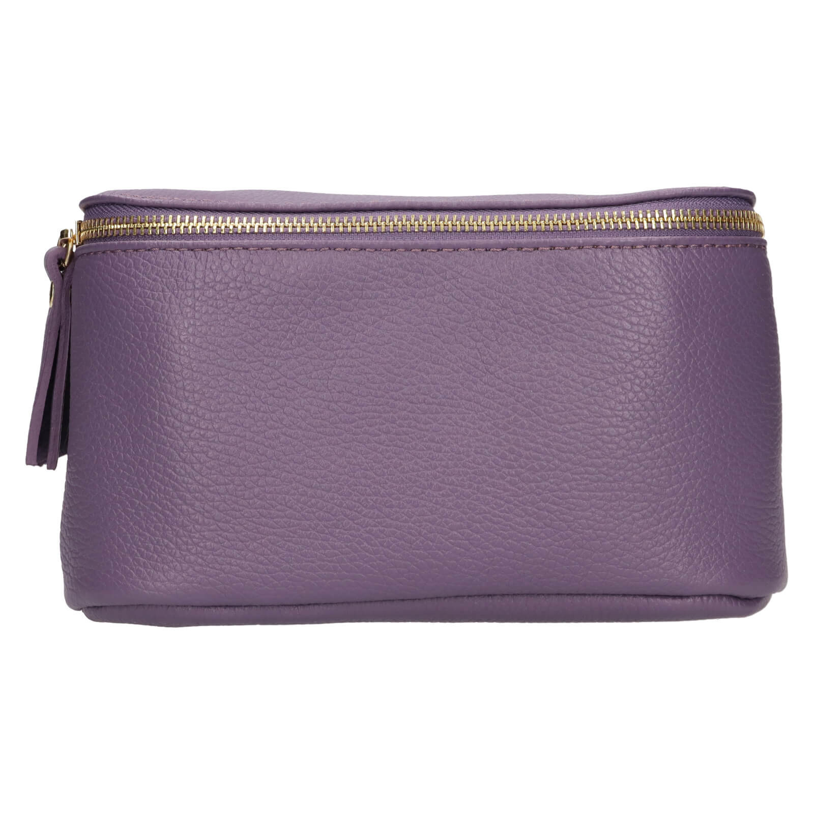 Dámská kožená ledvinka Italia Milagros - tmavě fialová